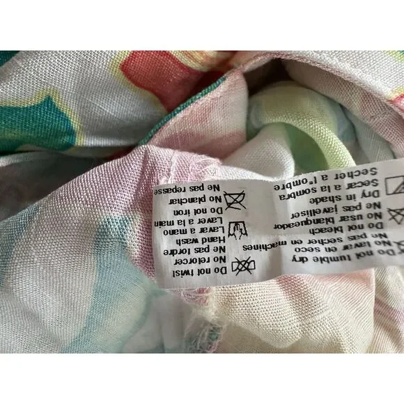 Maaji Joy Kaftan Cover Up Womens Small Sky Garden Beach Tropical‎ Outdoor New - Picture 8 of 13